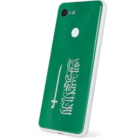 Saudi Arabia Flag Distressed Google Pixel 3 Skin